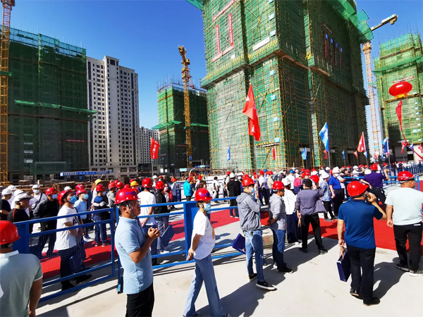 提升建筑工程質量安全，宏達·夢想城打造滑縣建筑施工觀摩標本